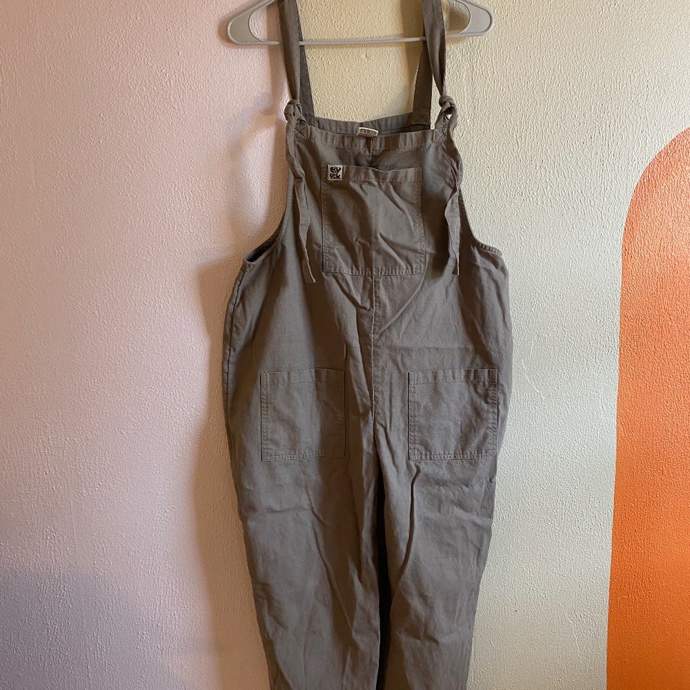 Lucy & Yak Dungarees - Pebble